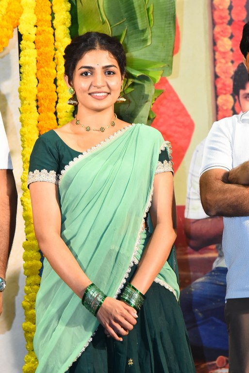 Nagadurga Cute Looks in Half Saree at Idupu Kayitham Event