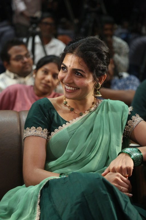 Nagadurga Cute Looks in Half Saree at Idupu Kayitham Event