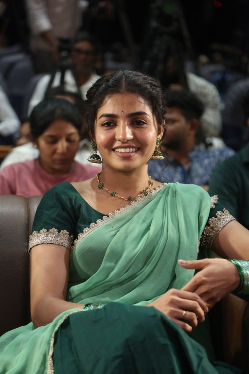 Nagadurga Cute Looks in Half Saree at Idupu Kayitham Event