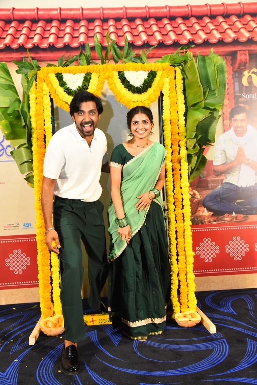 Nagadurga Cute Looks in Half Saree at Idupu Kayitham Event
