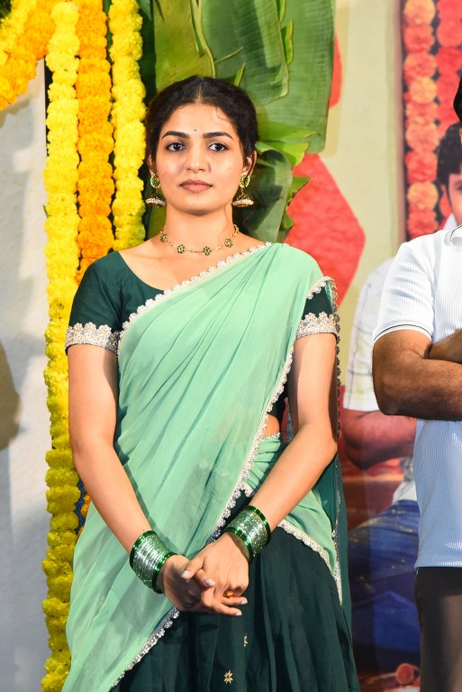 Nagadurga Cute Looks in Half Saree at Idupu Kayitham Event