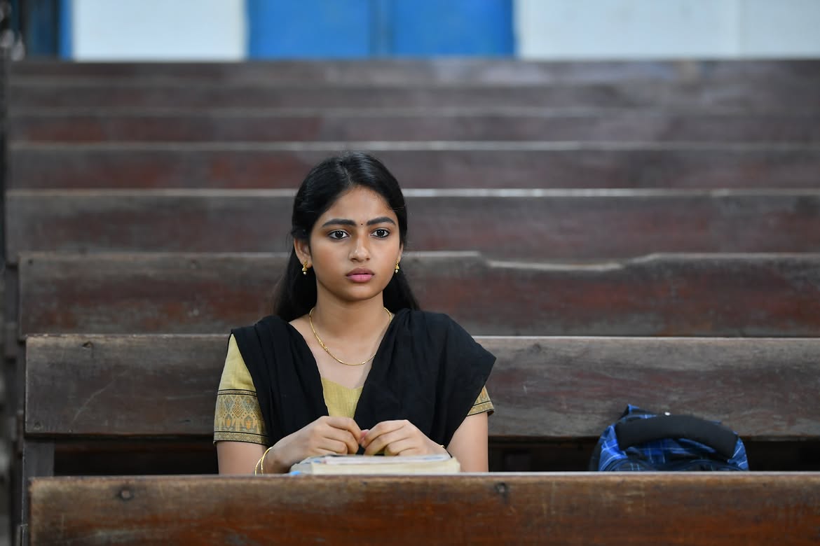 Nakshatra Shares Tella Kaagitham Working Stills