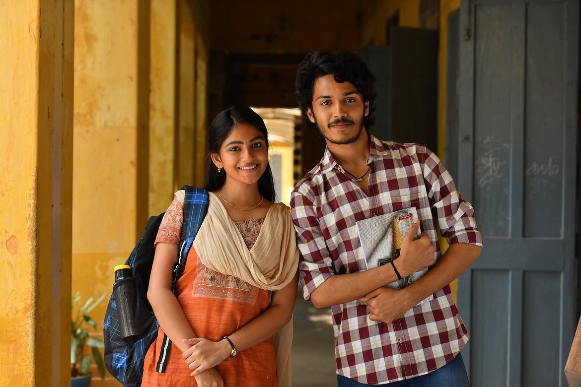 Nakshatra Shares Tella Kaagitham Working Stills