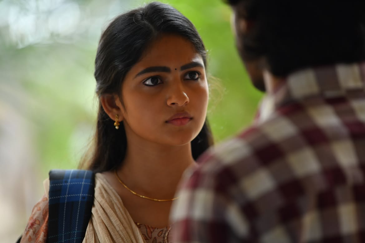 Nakshatra Shares Tella Kaagitham Working Stills