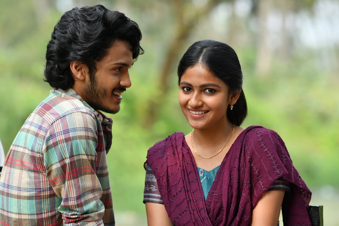 Nakshatra Shares Tella Kaagitham Working Stills