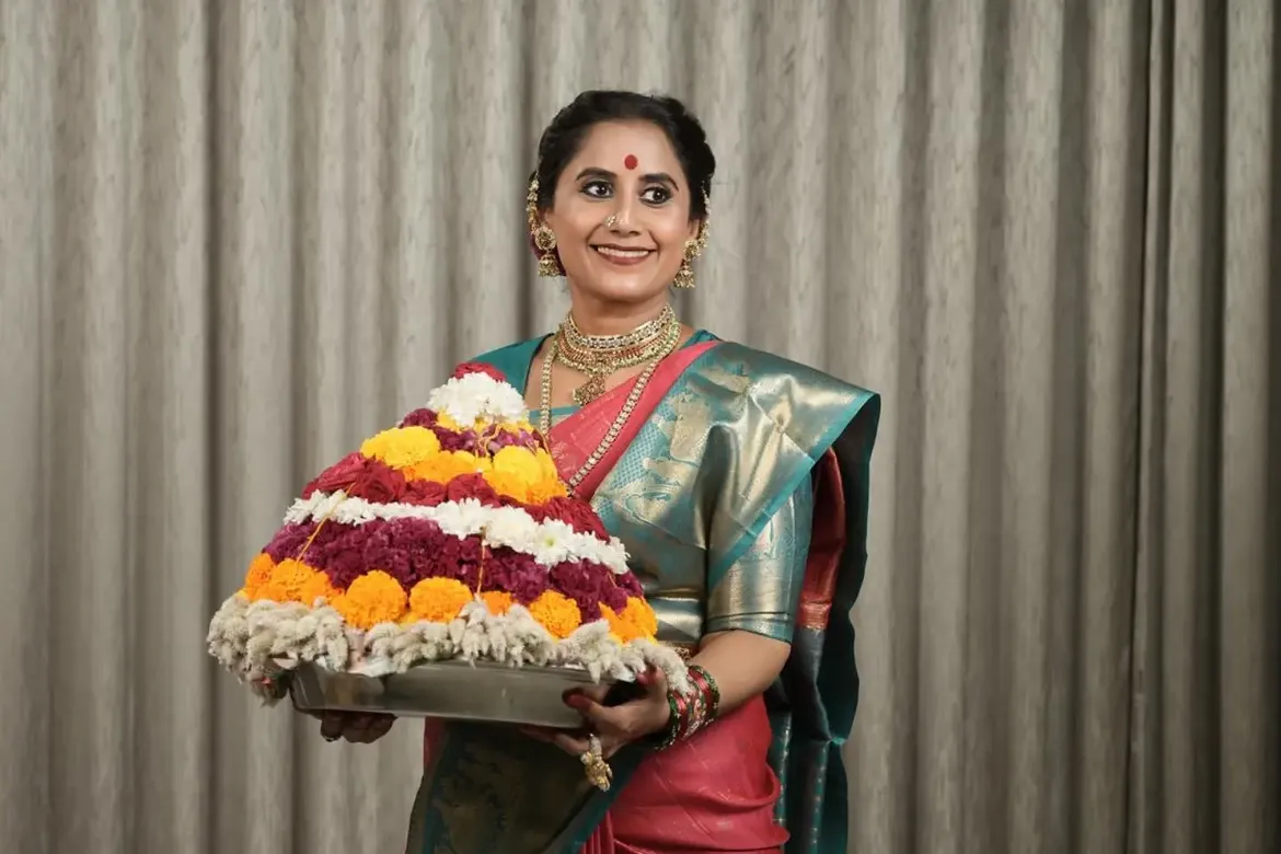 Nandamuri Deepika Janaki Ram Shares Bathukamma Celebrations Photos