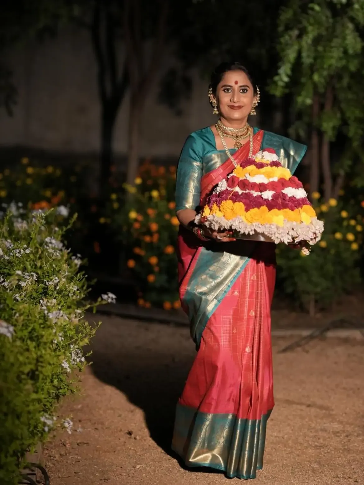 Nandamuri Deepika Janaki Ram Shares Bathukamma Celebrations Photos