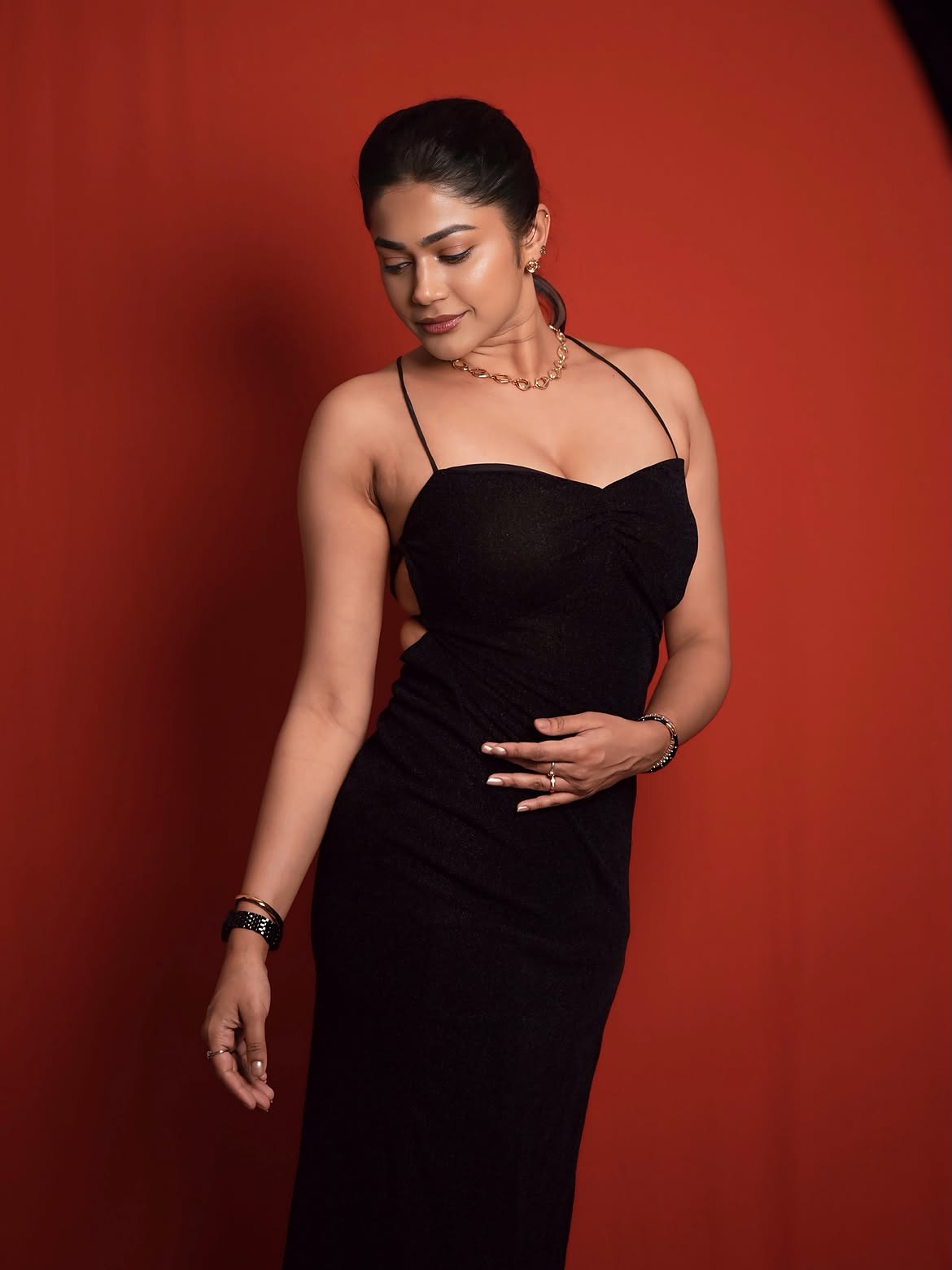 Payal Radhakrishna Shows her Beauty in Black Dress