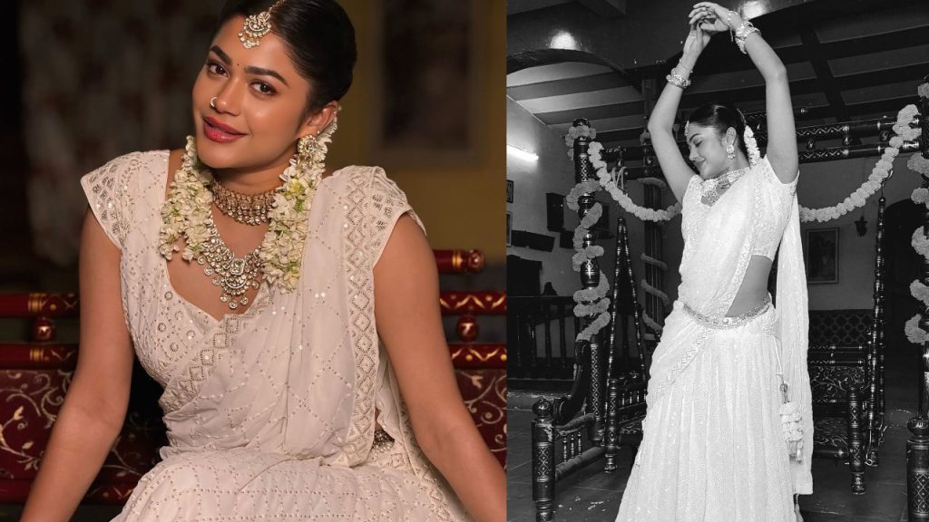 Payal Radhakrishna : తెల్ల చీర, మల్లెపూలతో హీరోయిన్ పాయల్ రాధాకృష్ణ ఫొటోలు వైరల్..