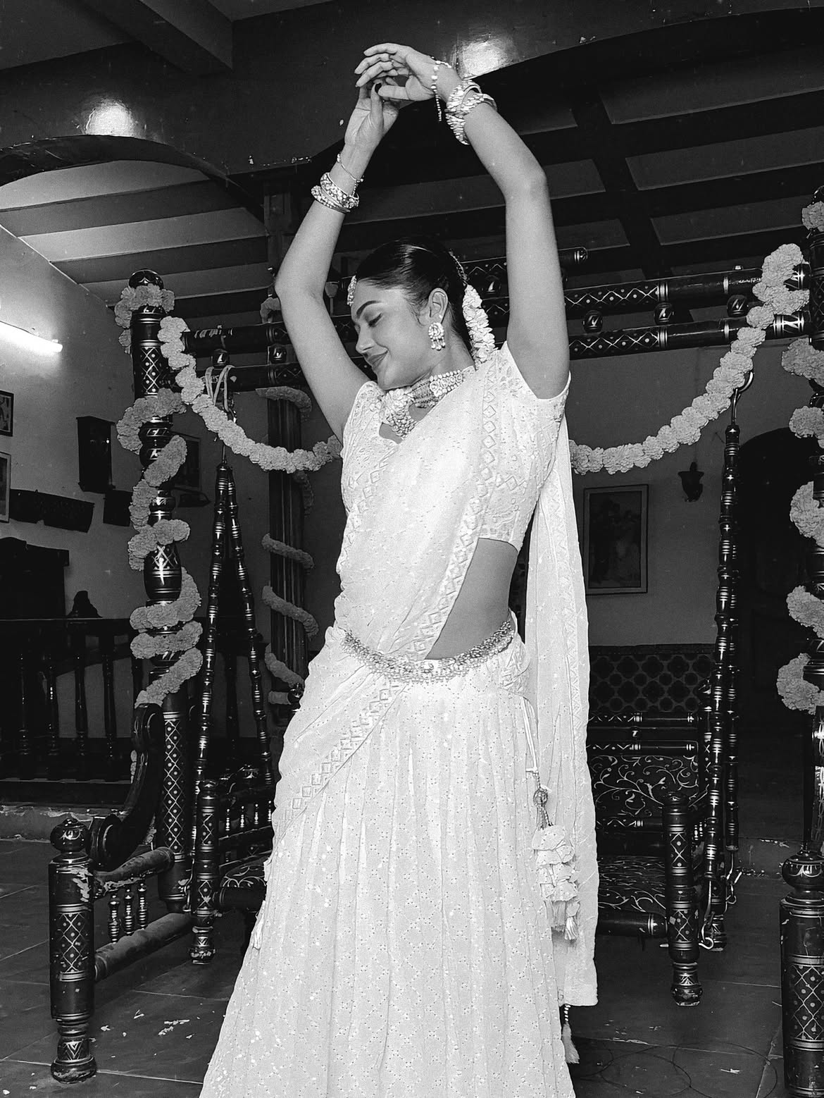 Payal Radhakrishna Stunning Looks in White Saree