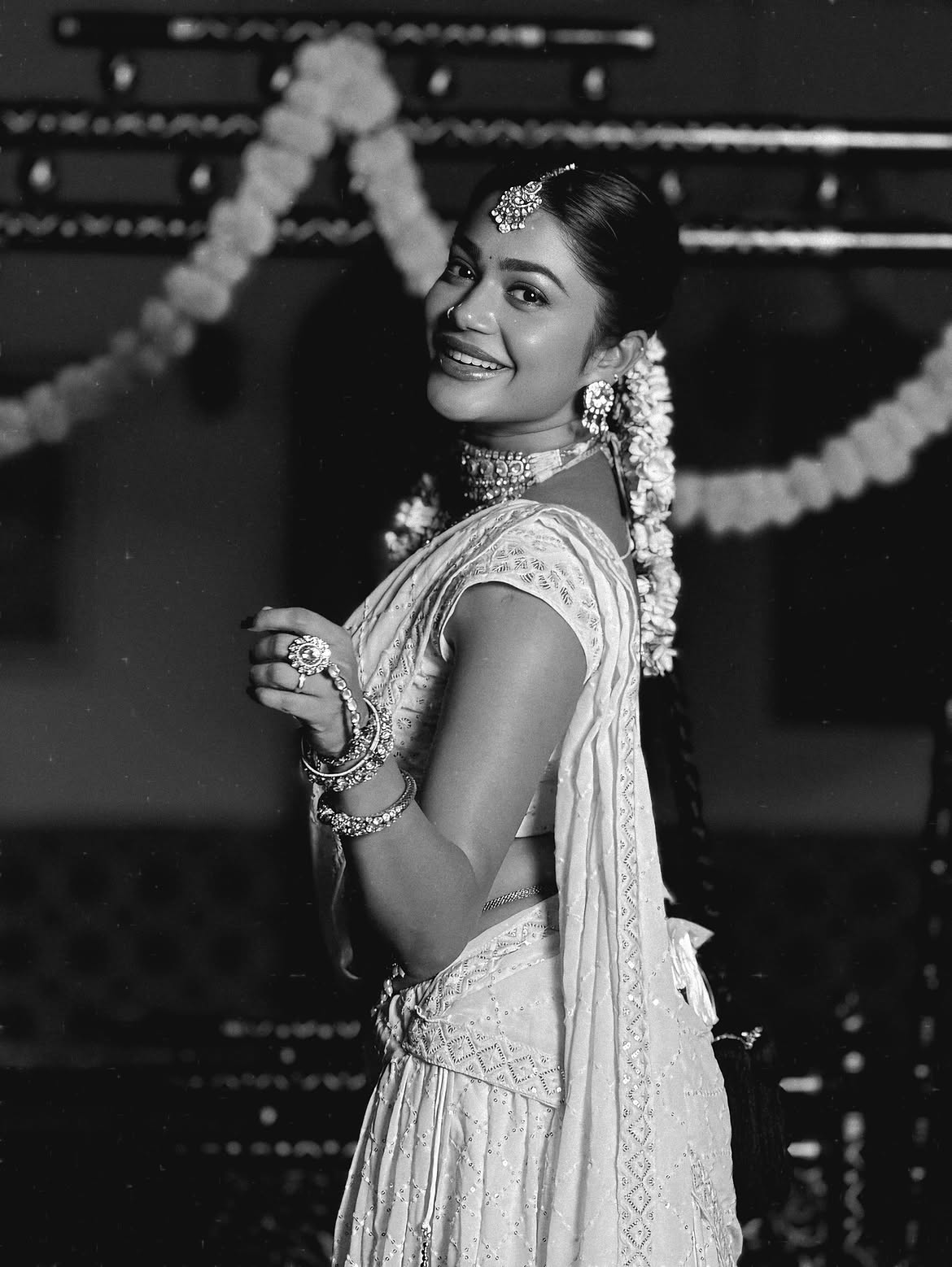 Payal Radhakrishna Stunning Looks in White Saree