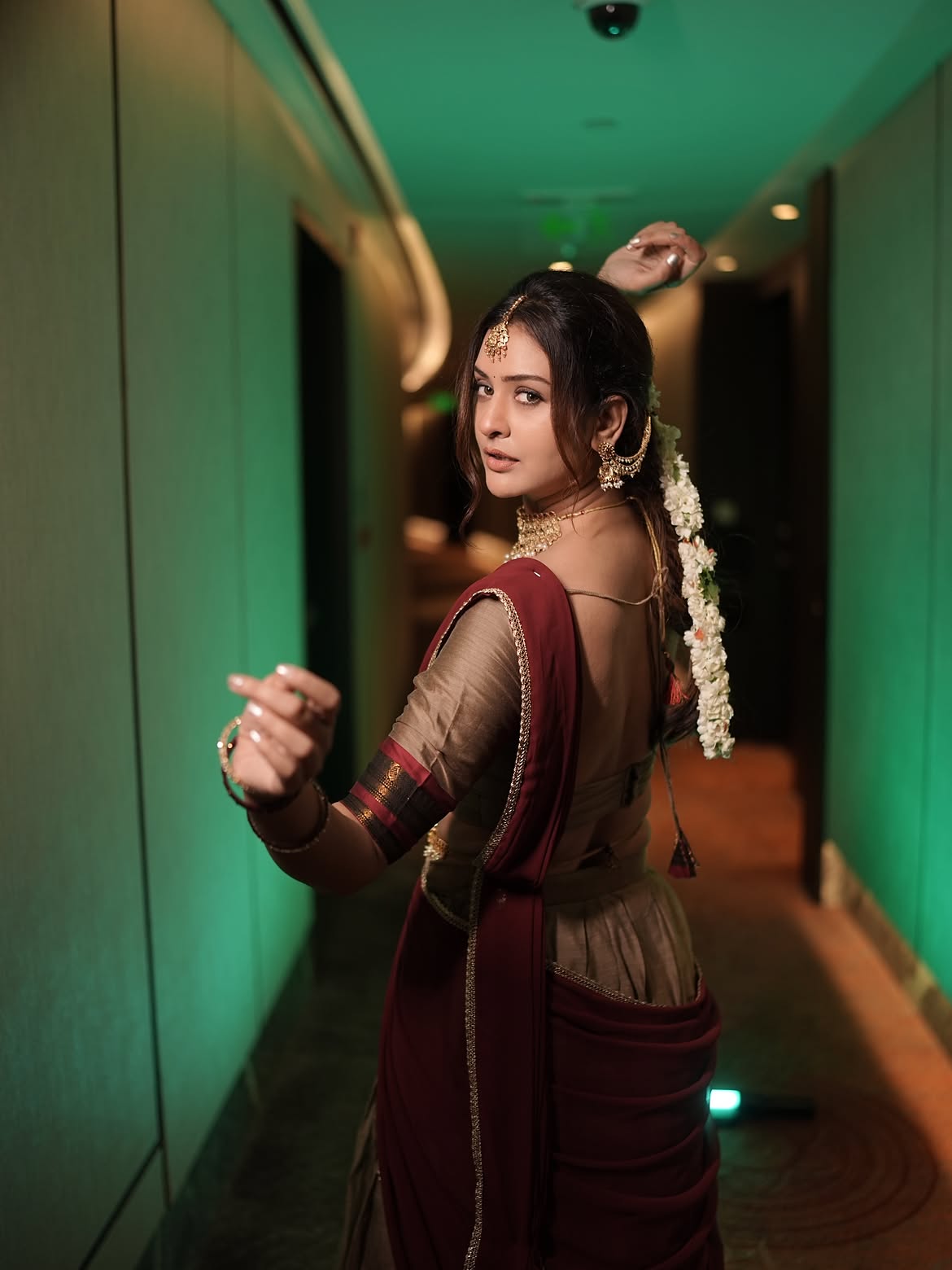 Payal Rajput Shines in Half Saree
