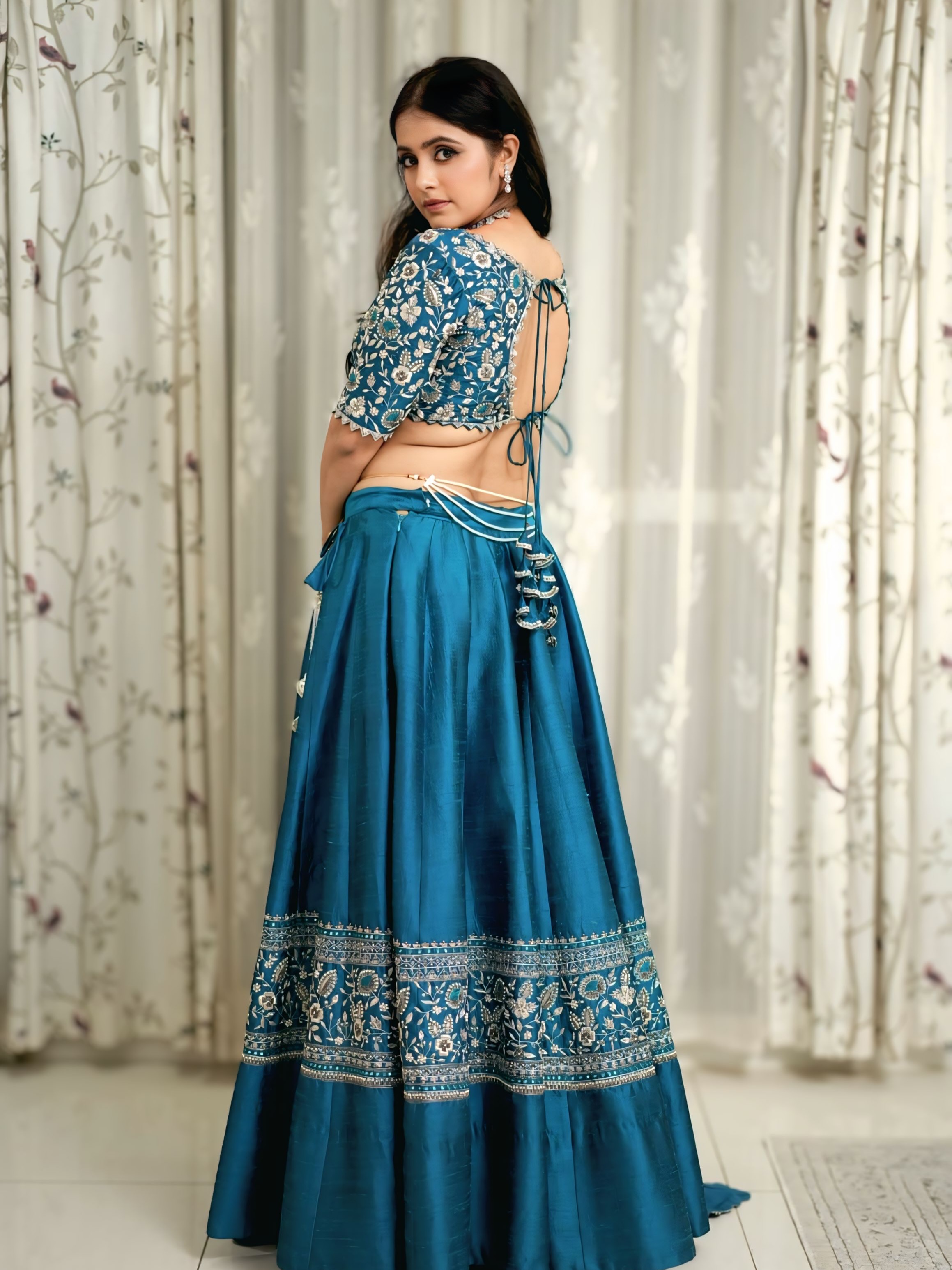 Pragya Nayan Stunning Looks in Ghagra Choli Dress