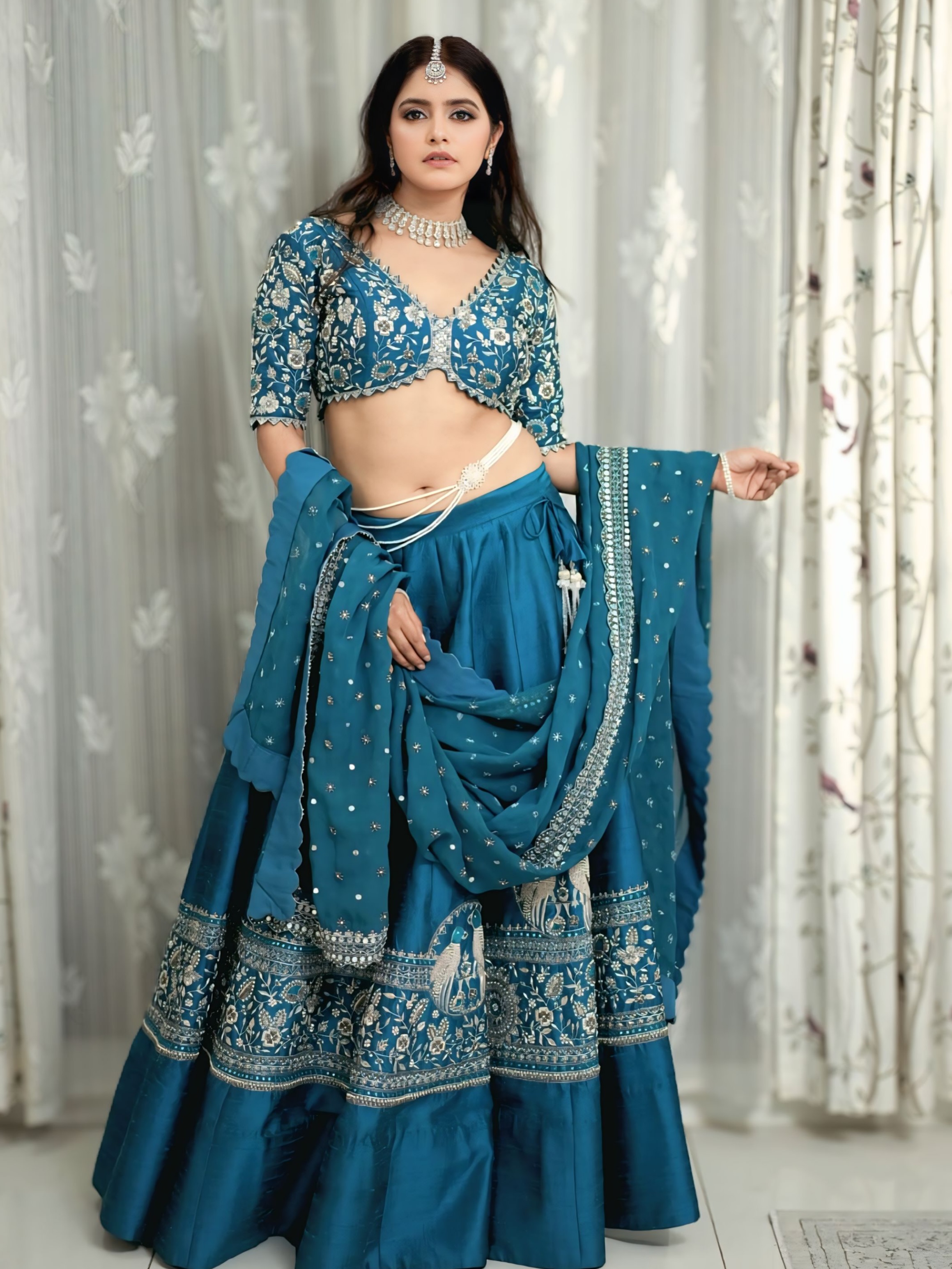 Pragya Nayan Stunning Looks in Ghagra Choli Dress