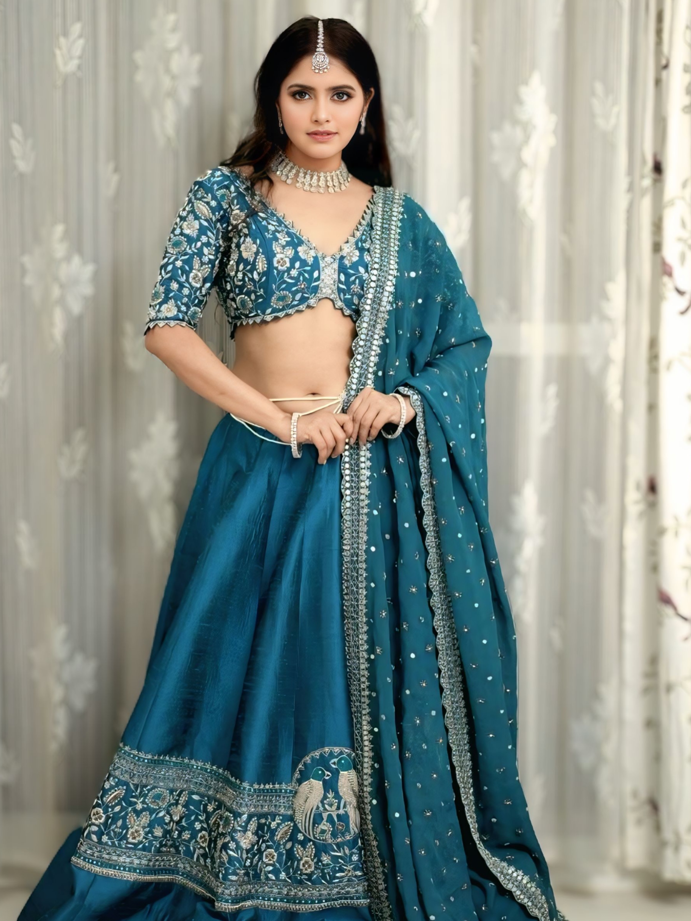 Pragya Nayan Stunning Looks in Ghagra Choli Dress