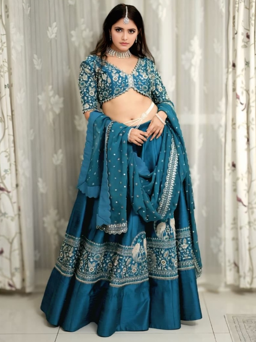 Pragya Nayan Stunning Looks in Gagra Choli Dress