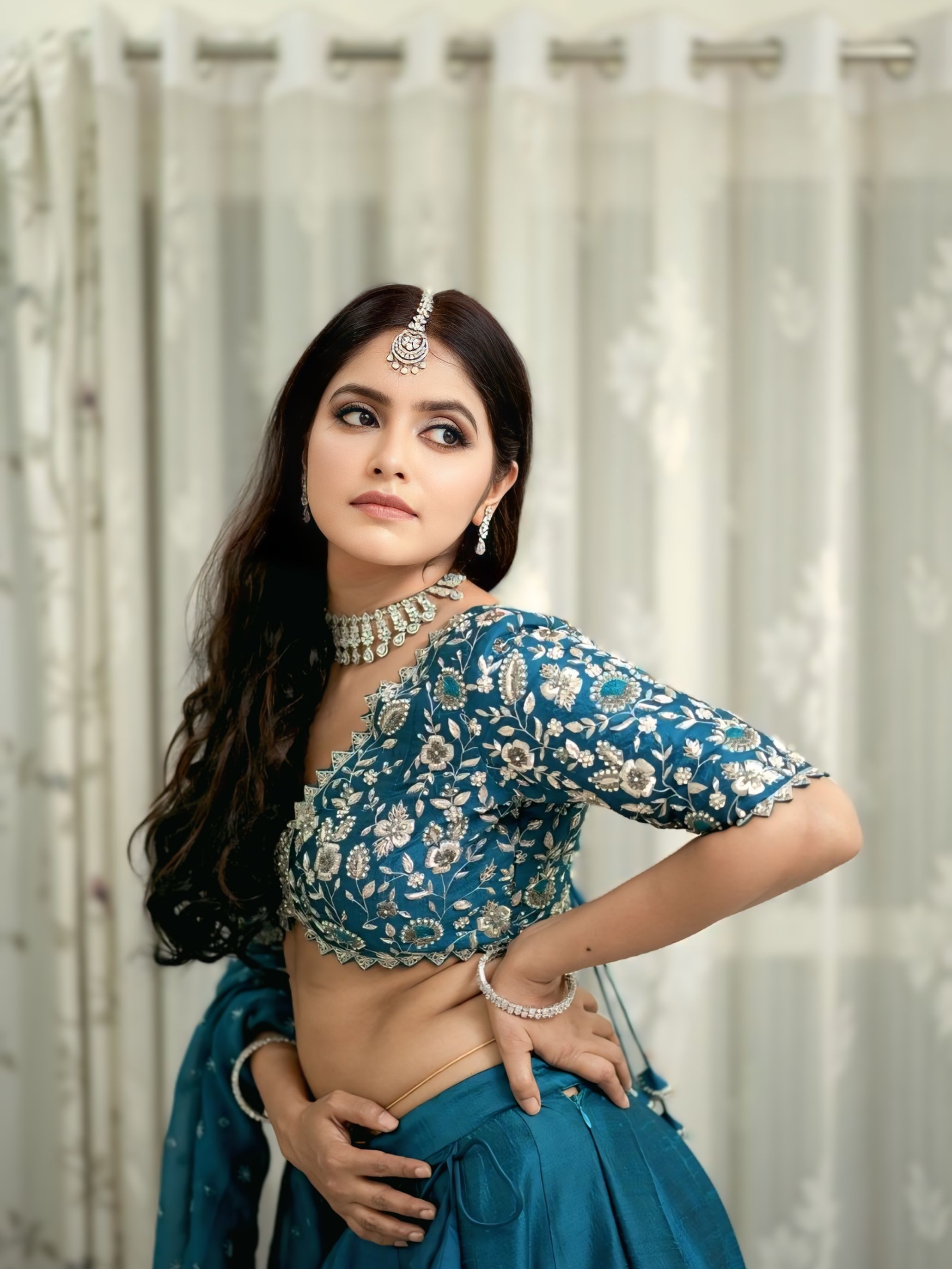 Pragya Nayan Stunning Looks in Ghagra Choli Dress