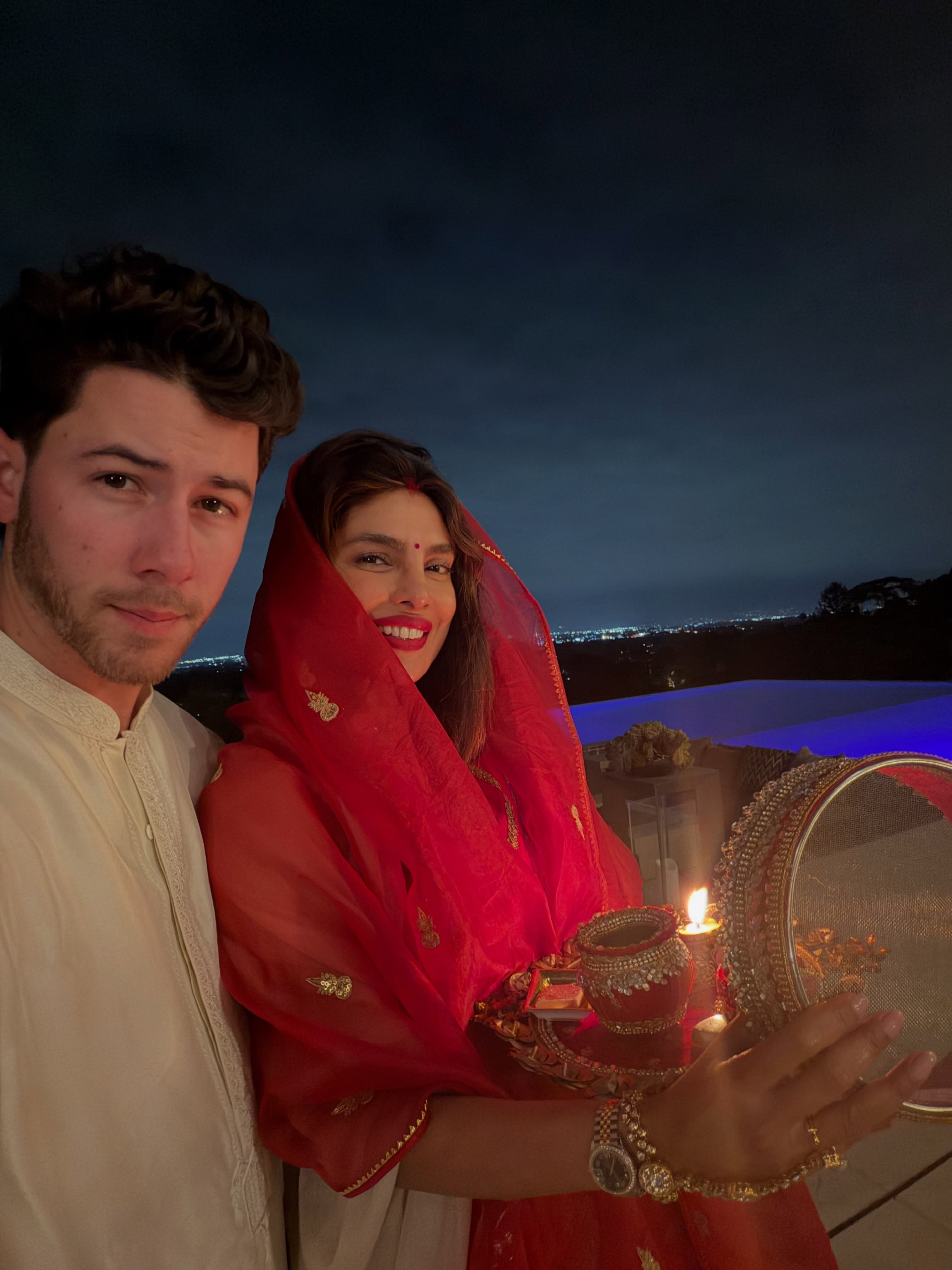 Priyanka Chopra karwachauth Celebrations