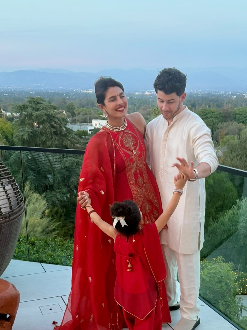 Priyanka Chopra karwachauth Celebrations