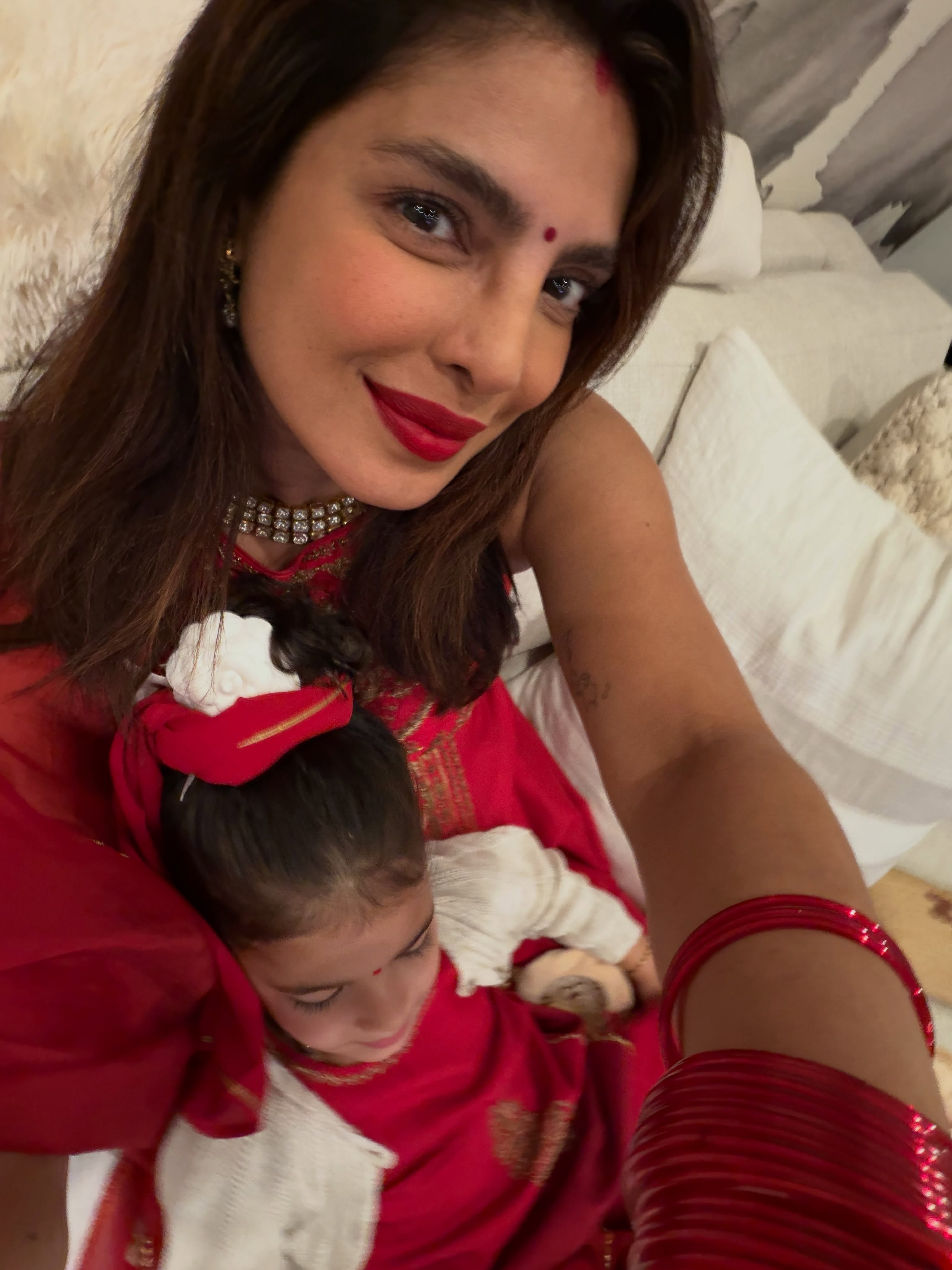 Priyanka Chopra karwachauth Celebrations