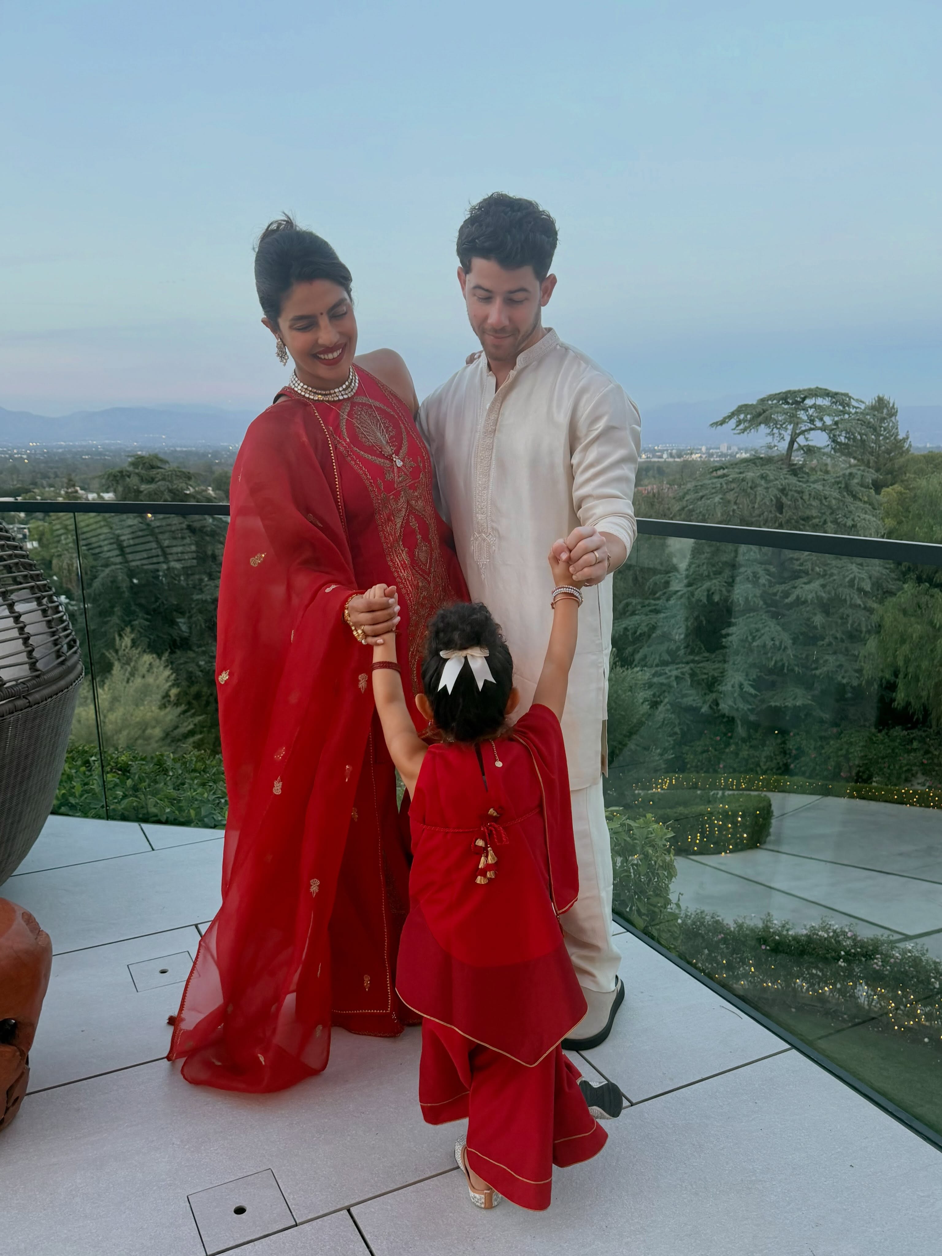 Priyanka Chopra karwachauth Celebrations