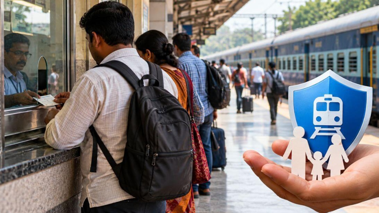 Railway Travel Insurance : రైలు ప్రయాణికులకు గుడ్‌న్యూస్‌.. కేవలం 45 పైసలతో రూ.10 లక్షల బీమా.. ఎవరికి వర్తిస్తుంది? ఎలా పొందాలి?