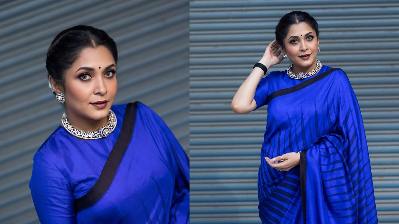 Ramya Krishnan : 56 ఏళ్ళ వయసులో కూడా అదే ఛార్మింగ్.. చీరకట్టులో రఫ్ఫాడిస్తున్న రమ్యకృష్ణ.. ఫొటోలు..