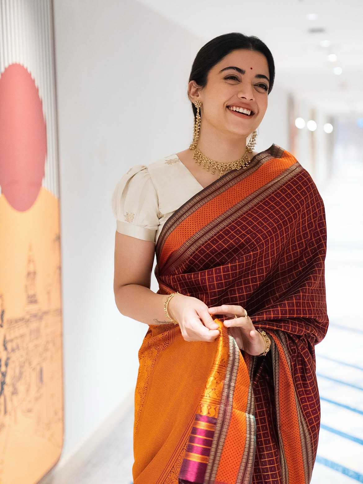 Rashmika Mandanna Visits Tamilnadu Temple