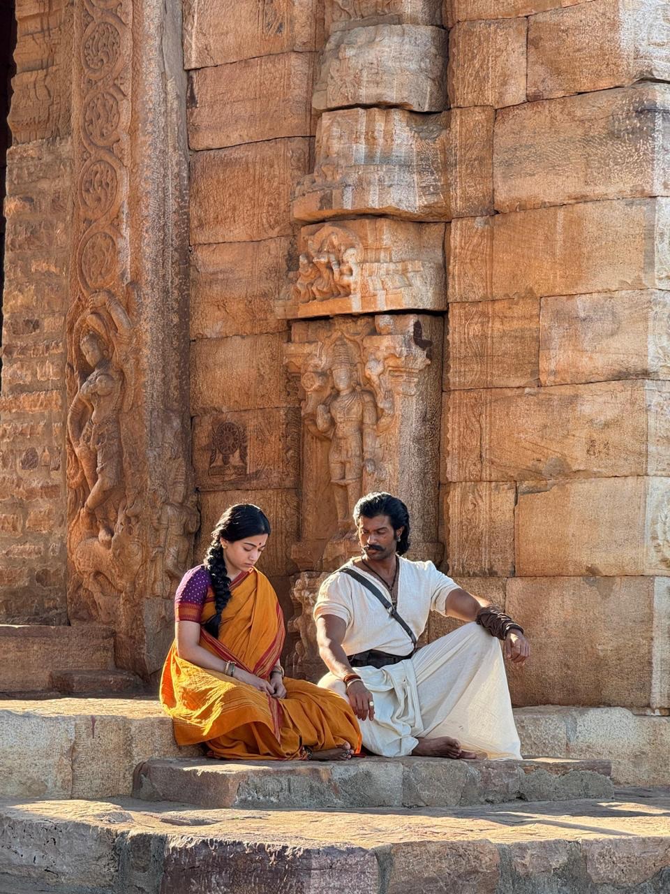 Rashmika Mandanna Shares Ranabaali Working Stills