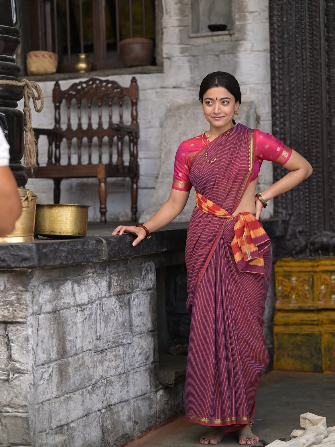Rashmika Mandanna Shares Ranabaali Working Stills