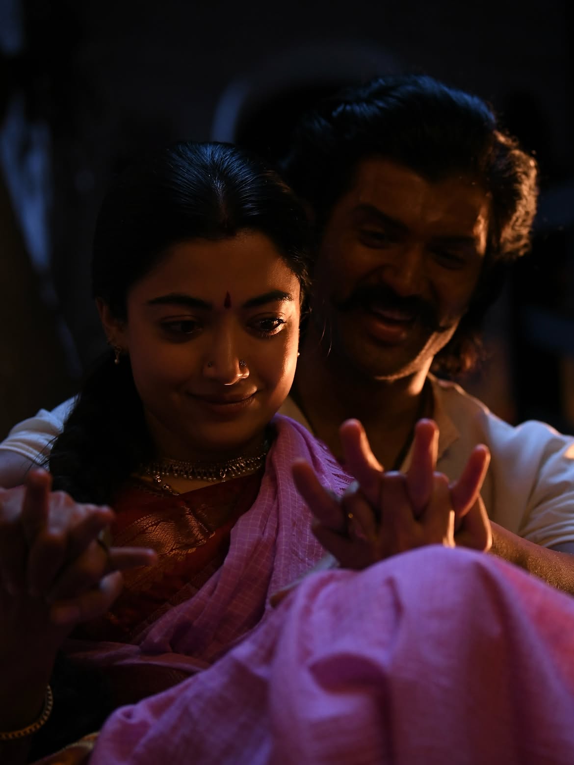 Rashmika Mandanna Shares Ranabaali Working Stills