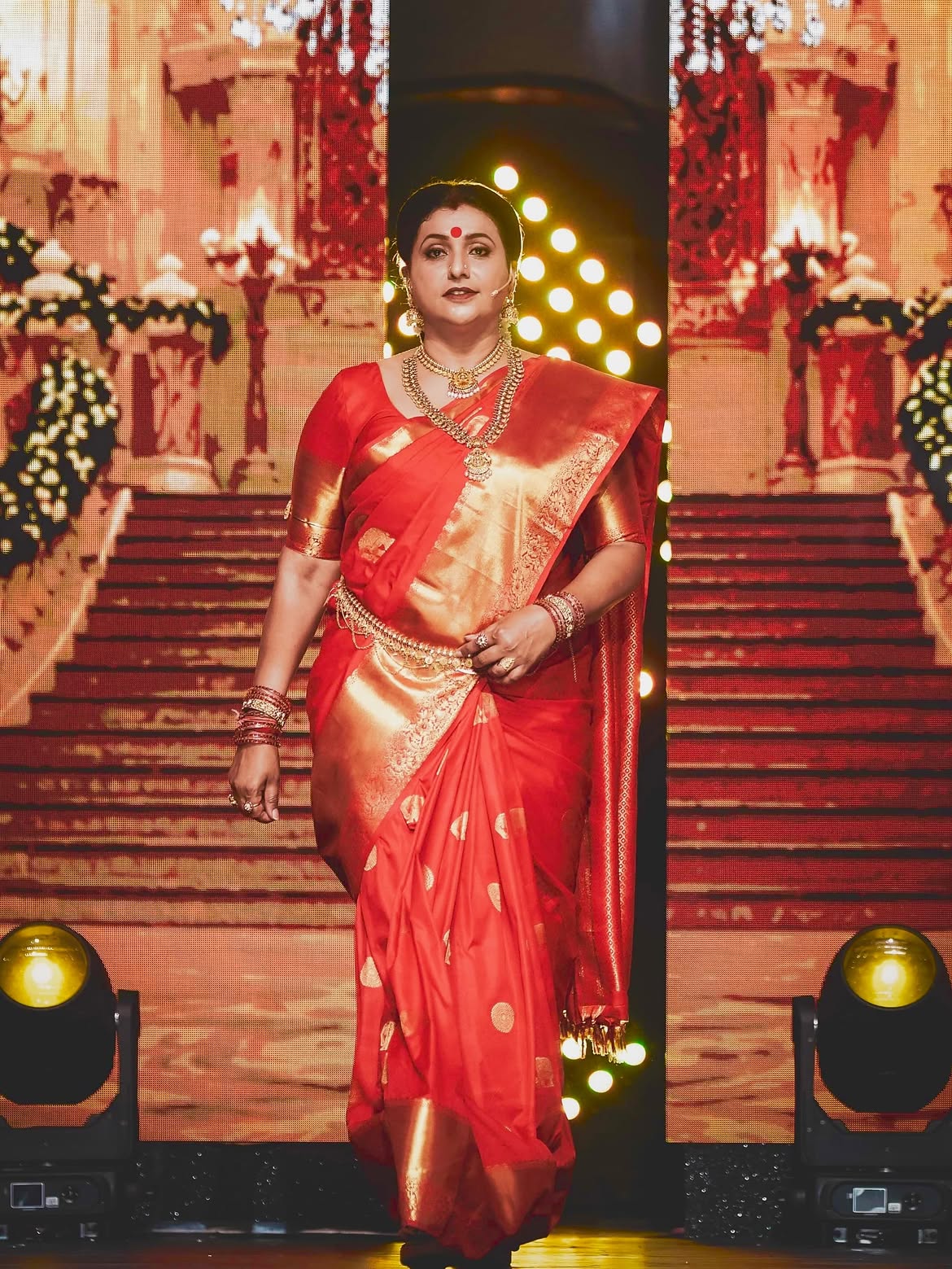 Roja Selvamani Latest Looks in Silk Saree