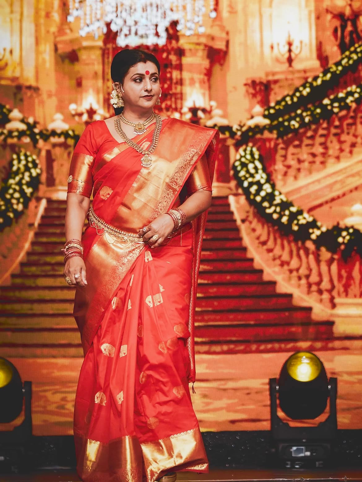 Roja Selvamani Latest Looks in Silk Saree
