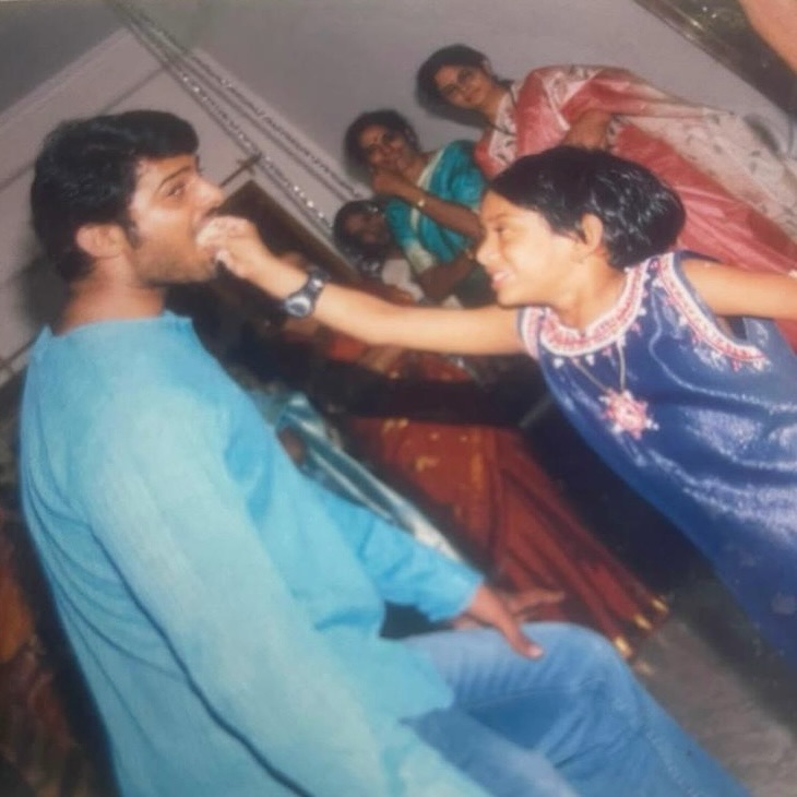 Prabhas Sister Sai Praseedha Uppalapati Shares Special Photos