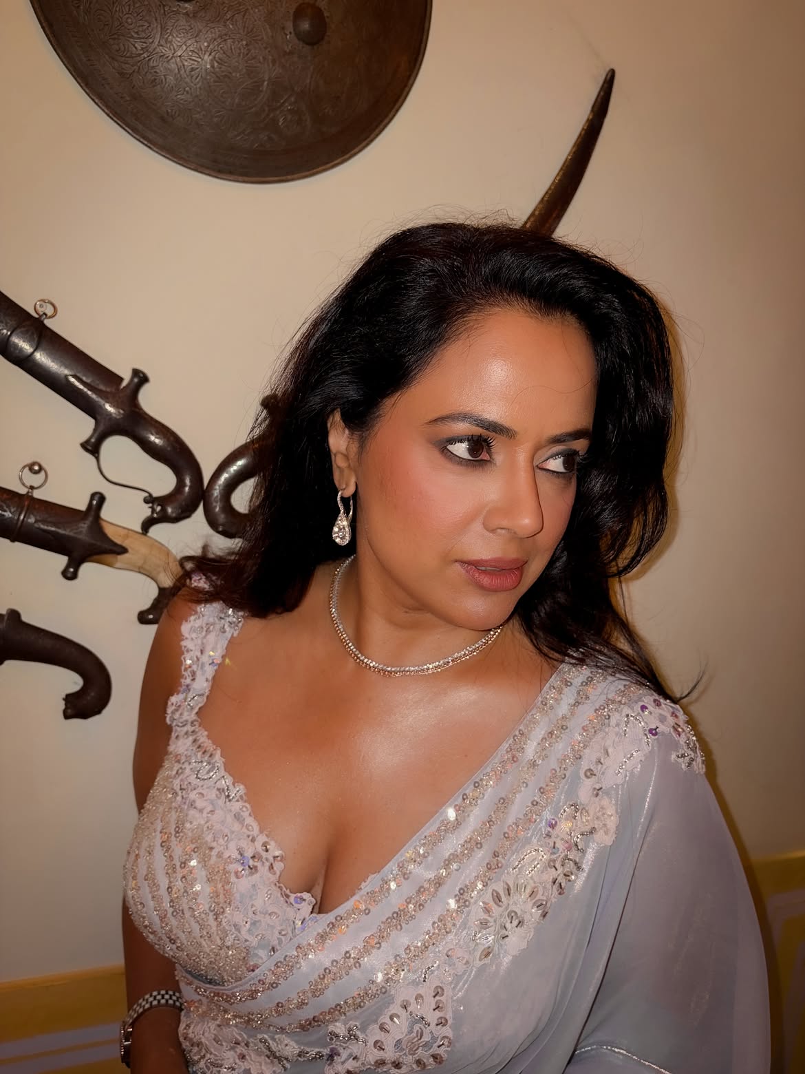 Sameera Reddy Shines in Saree