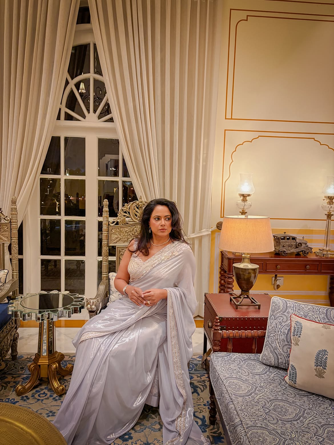 Sameera Reddy Shines in Saree