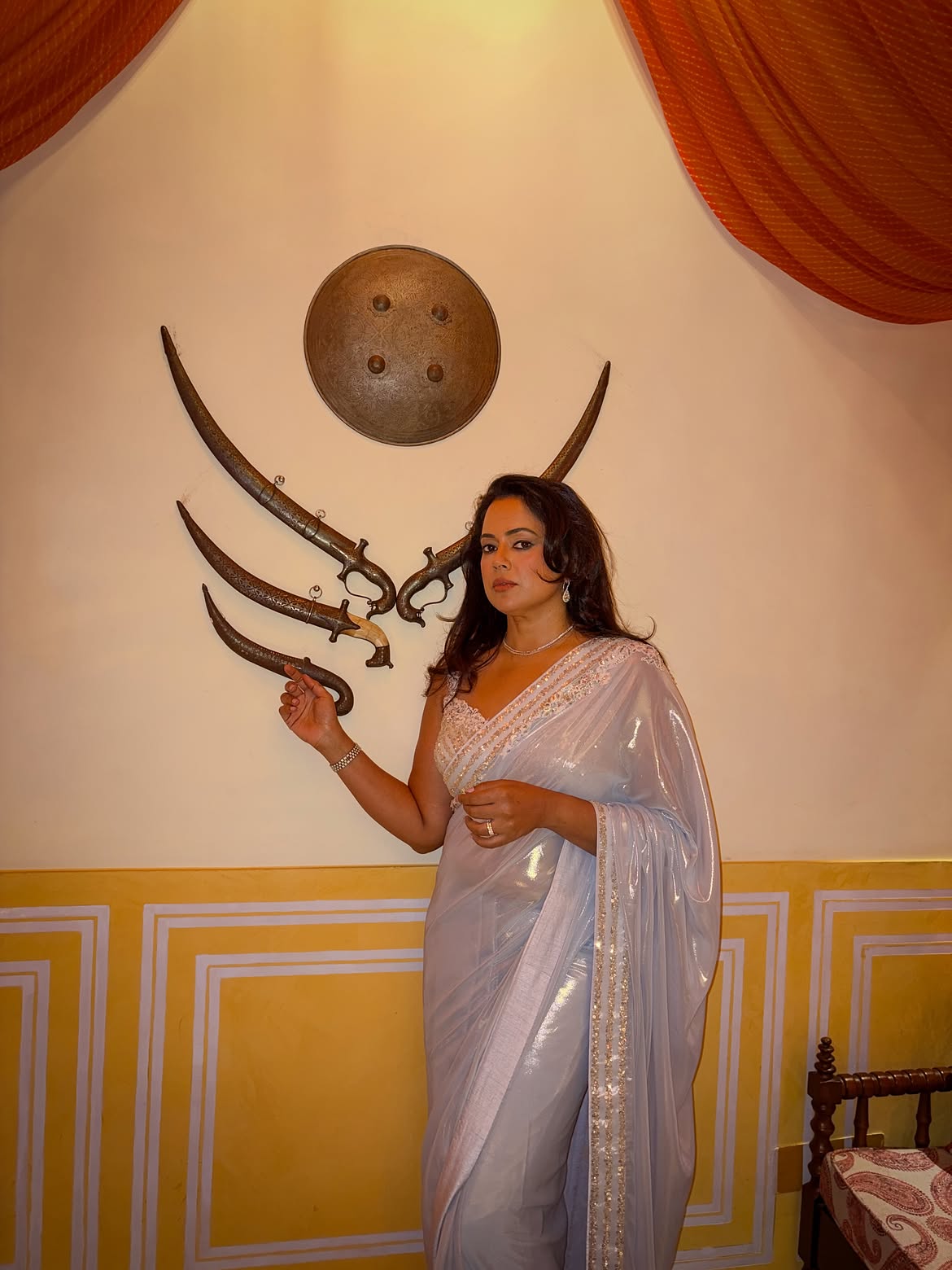 Sameera Reddy Shines in Saree