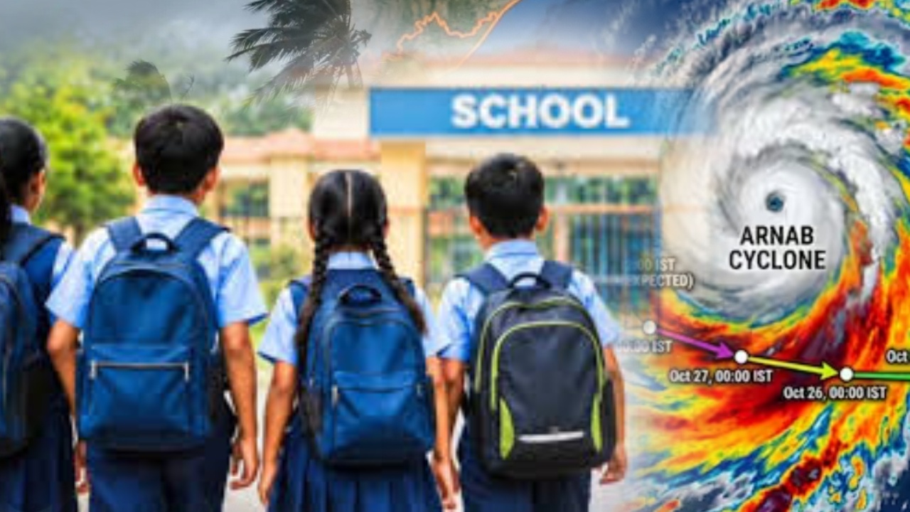 School Holidays : అర్నబ్ తుపాన్ ఎఫెక్ట్.. ఏపీలోని ఈ జిల్లాల్లో నేడు, రేపు విద్యా సంస్థలకు సెలవులు..
