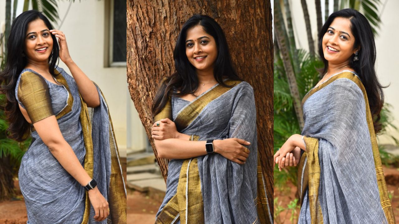 Shravani Reddy : రుద్రవనం PS సిరీస్ ఈవెంట్.. చీరకట్టులో శ్రావణి రెడ్డి..