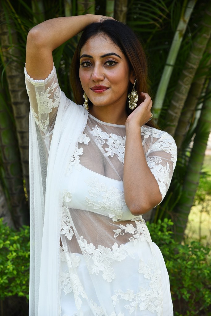 Shreyasi Sen Stunning Looks in White Dress