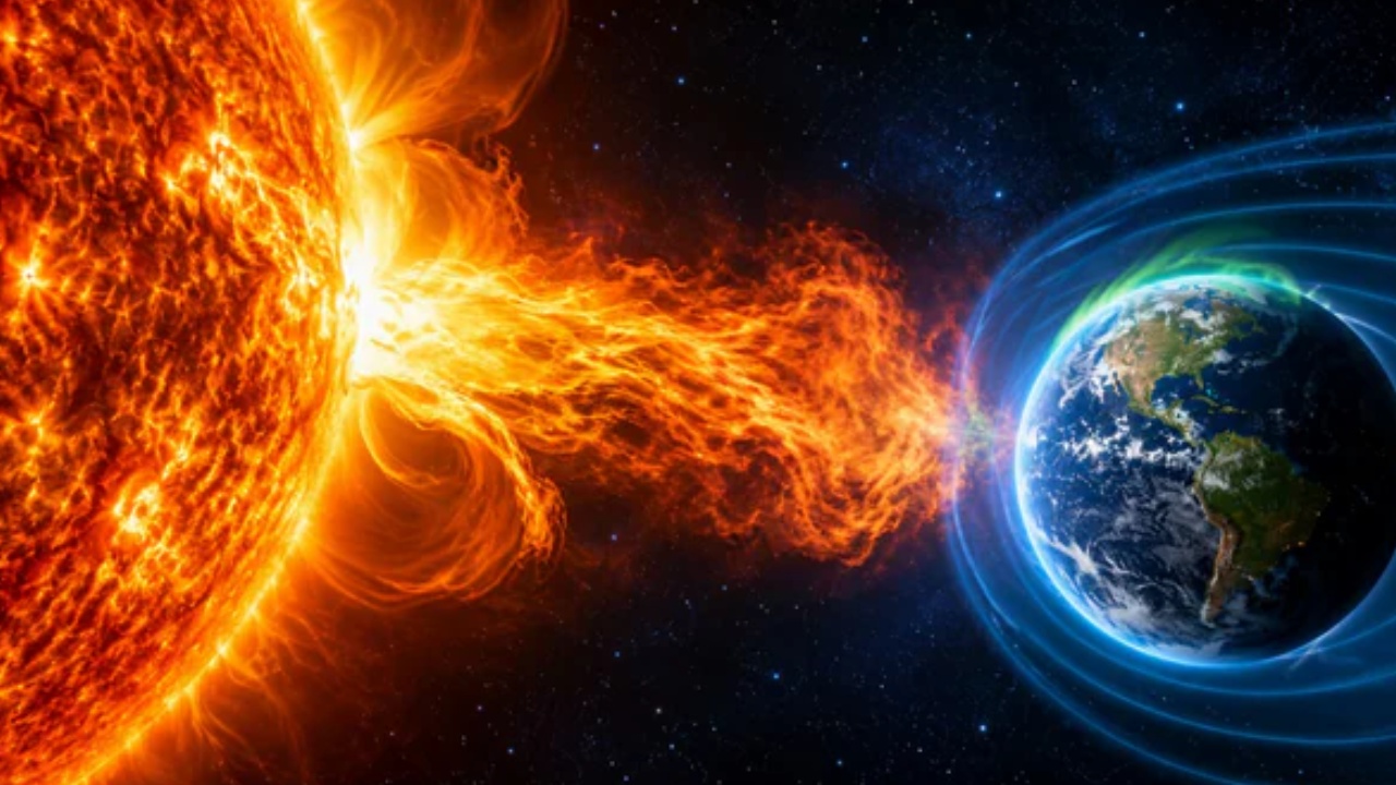 Solar Storm : భూమివైపు దూసుకొస్తున్న సౌర తుపాను.. నేడు విద్యుత్, ఇంటర్నెట్ సేవలకు ముప్పు ఉందా? అంతరిక్షంలో కలకలం..