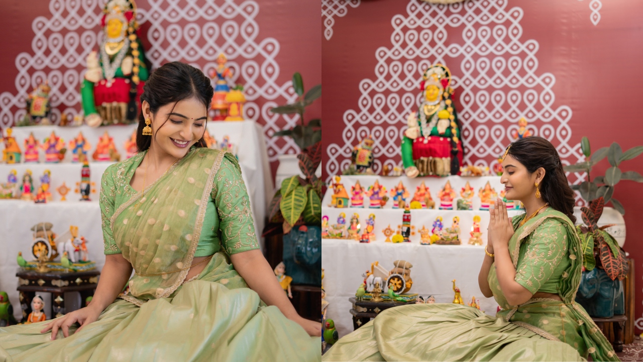Ananya Nagalla : బ‌తుక‌మ్మ పండుగ‌.. తెలుగు అందం అన‌న్య నాగ‌ళ్ల ఫోటోలు..