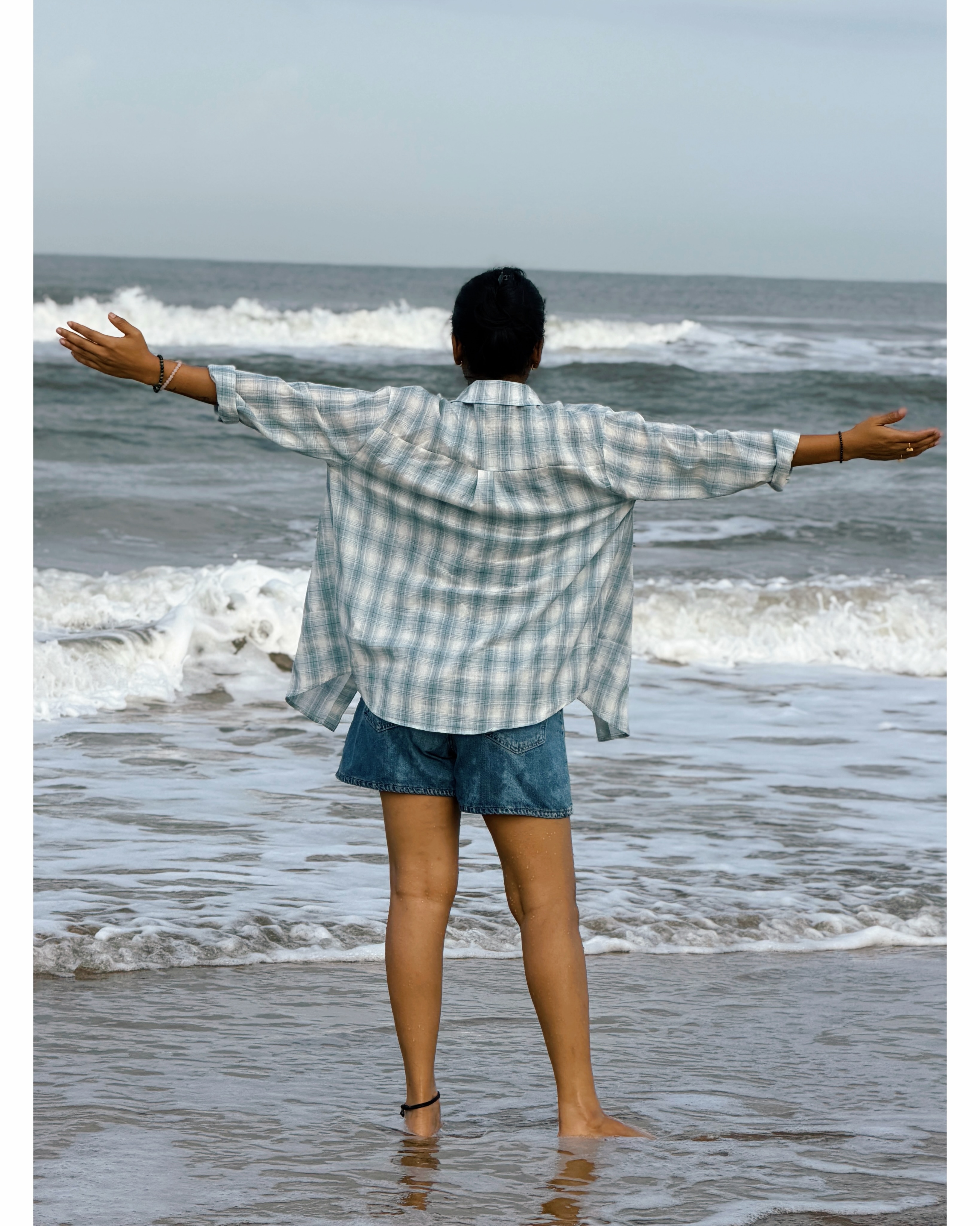Anshu Reddy Enjoying Vacation in Beach