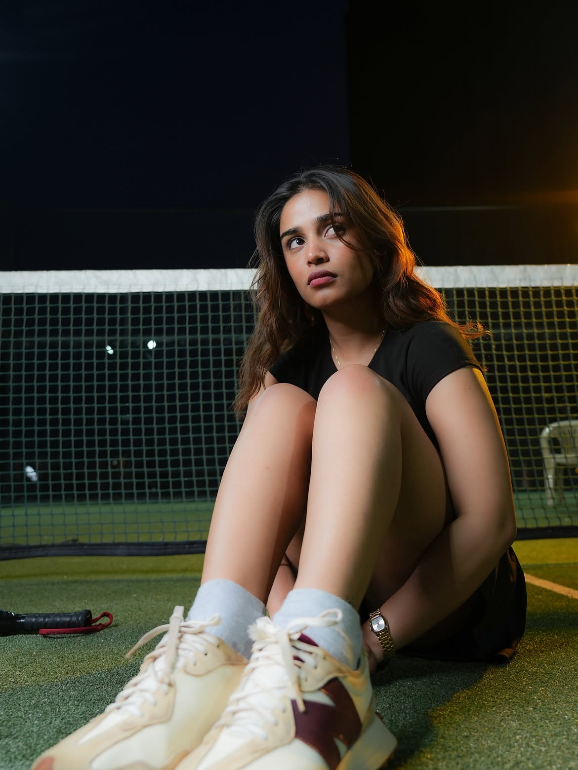Varsha Dsouza Super Looks in Tennis Court