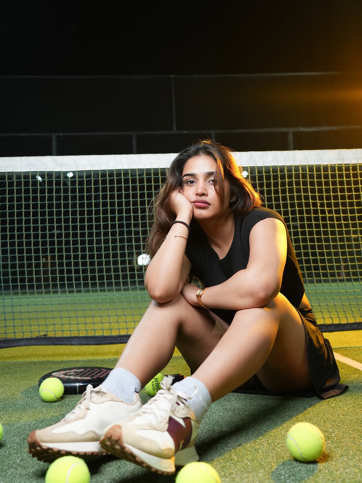 Varsha Dsouza Super Looks in Tennis Court