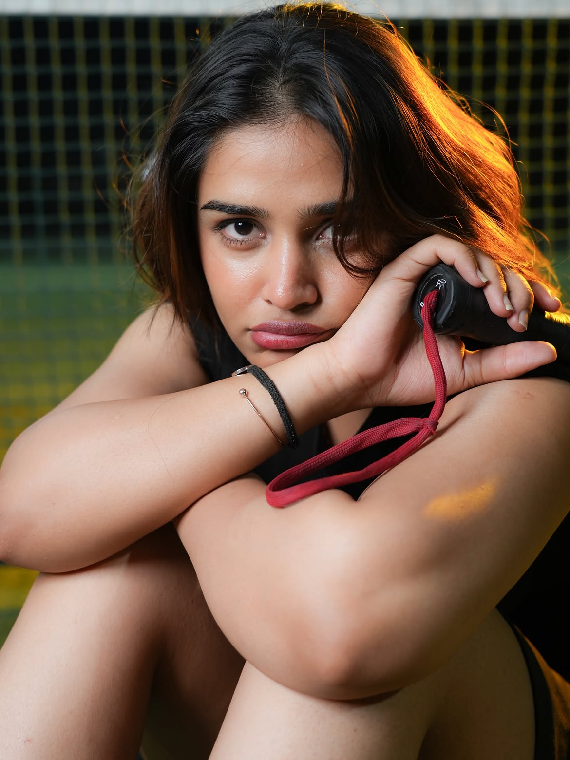 Varsha Dsouza Super Looks in Tennis Court