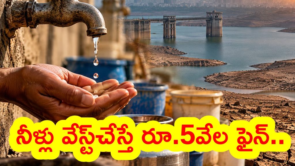 Water Crisis : నీటి సంక్షోభం షురూ.. నీళ్లు వేస్ట్చేస్తే రూ.5వేల ఫైన్.. సర్కార్ కీలక ఆదేశాలు.. అక్కడ వాటర్ బంద్