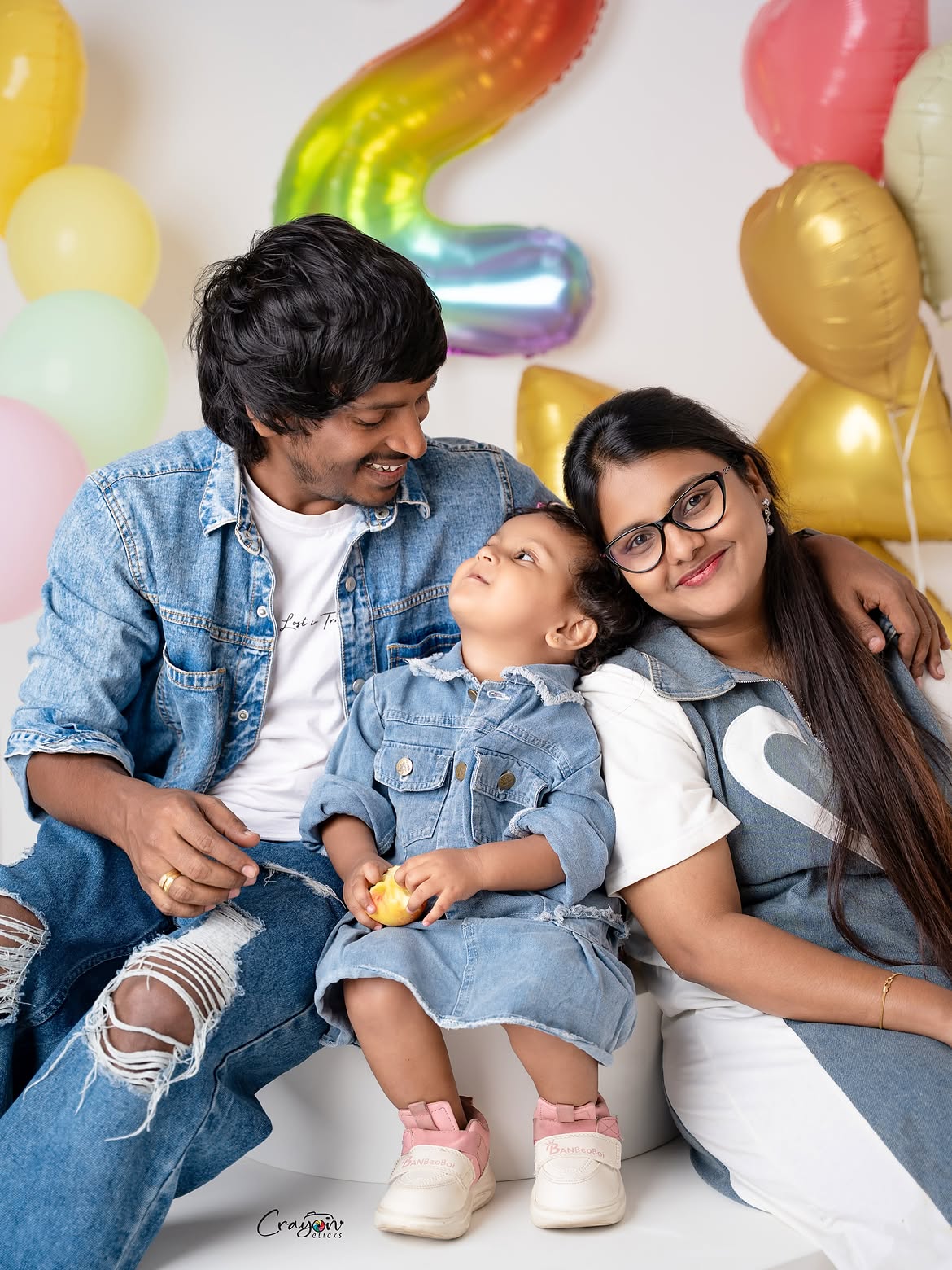 Yadamma Raju Shares his Daughter Second Birth Day Photos