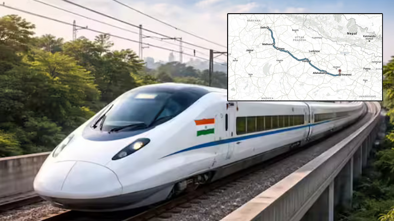 Delhi Varanasi Bullet Train: కేవలం 3.5 గంటల్లోనే ఢిల్లీ టు వారణాసి.. యూపీకి తొలి బుల్లెట్ రైలు ప్రాజెక్ట్.. కేంద్రం గ్రీన్ సిగ్నల్