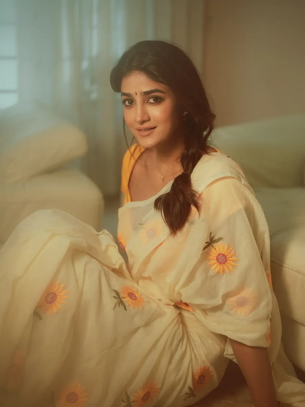 Dimple Hayathi Stunning Looks in Saree
